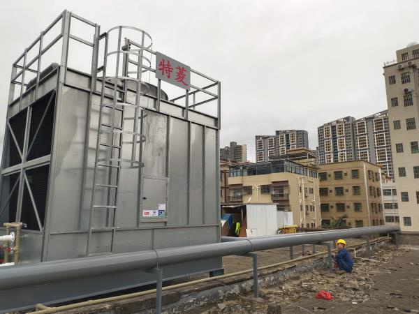 冷卻塔機架及檢修梯安裝圖(冷卻塔檢修方案)
